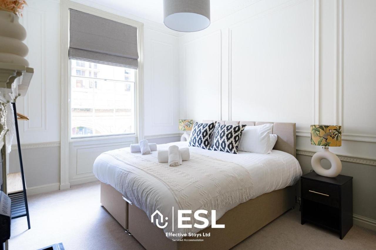 Most Central Luxury Grade 2 Listed Apartment Overlooking Shrewsbury Square - Free Parking Bagian luar foto