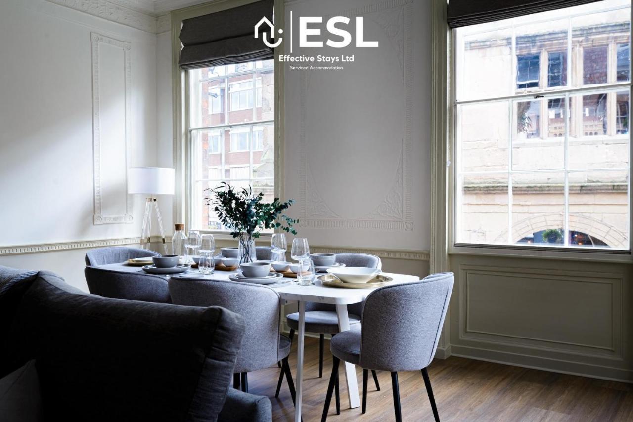 Most Central Luxury Grade 2 Listed Apartment Overlooking Shrewsbury Square - Free Parking Bagian luar foto